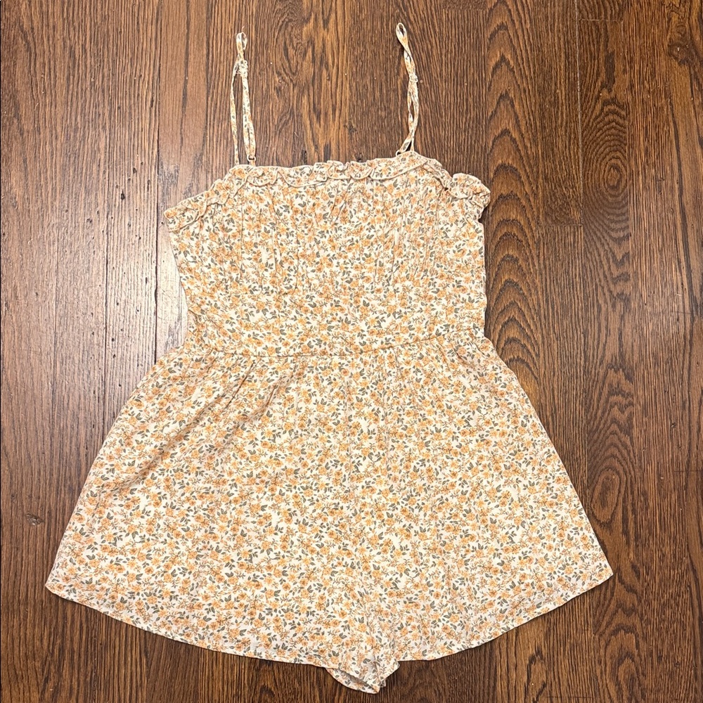 Floral Print Romper